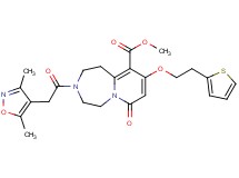 methyl 3-[(3,5-dimethyl-4-isoxazolyl)acetyl]-7-oxo-9-[2-(2-thienyl)ethoxy]-1,2,3,4,5,7-hexahydropyrido[1,2-d][1,4]diazepine-10-carboxylate