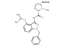 N-(1-benzyl-4-isopropoxy-1H-indazol-3-yl)-1-methyl-L-prolinamide