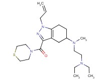 N-[1-allyl-3-(4-thiomorpholinylcarbonyl)-4,5,6,7-tetrahydro-1H-indazol-5-yl]-N',N'-diethyl-N-methyl-1,2-ethanediamine