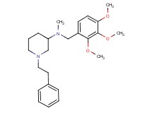 N-methyl-1-(2-phenylethyl)-N-(2,3,4-trimethoxybenzyl)-3-piperidinamine