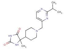 5-{1-[(2-isopropylpyrimidin-4-yl)methyl]piperidin-4-yl}-5-methylimidazolidine-2,4-dione