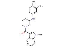 N-(3,4-dimethylphenyl)-1-[(1-methyl-1H-indol-3-yl)carbonyl]-3-piperidinamine