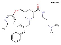 (3R,5S)-N-[3-(dimethylamino)propyl]-5-{[(6-methyl-3-pyridinyl)oxy]methyl}-1-(2-naphthylmethyl)-3-piperidinecarboxamide