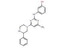 3-{[4-methyl-6-(3-phenylpiperazin-1-yl)pyrimidin-2-yl]amino}phenol