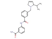 N-[3-(aminocarbonyl)phenyl]-3-[(2-isopropyl-2,5-dihydro-1H-pyrrol-1-yl)methyl]benzamide