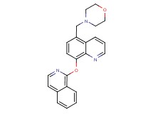 8-(isoquinolin-1-yloxy)-5-(morpholin-4-ylmethyl)quinoline