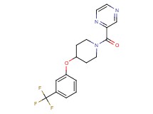 2-({4-[3-(trifluoromethyl)phenoxy]-1-piperidinyl}carbonyl)pyrazine