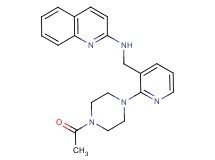 N-{[2-(4-acetyl-1-piperazinyl)-3-pyridinyl]methyl}-2-quinolinamine