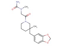 N-{2-[3-(1,3-benzodioxol-5-ylmethyl)-3-methylpiperidin-1-yl]-2-oxoethyl}-N-methylurea