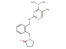 1-[2-({[4-(dimethylamino)-5-methylpyrimidin-2-yl]amino}methyl)benzyl]pyrrolidin-2-one