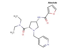 (4S)-N,N-diethyl-4-(2-furoylamino)-1-(pyridin-4-ylmethyl)-L-prolinamide