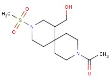 [9-acetyl-3-(methylsulfonyl)-3,9-diazaspiro[5.5]undec-1-yl]methanol
