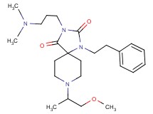 3-[3-(dimethylamino)propyl]-8-(2-methoxy-1-methylethyl)-1-(2-phenylethyl)-1,3,8-triazaspiro[4.5]decane-2,4-dione