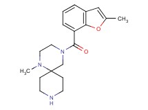 1-methyl-4-[(2-methyl-1-benzofuran-7-yl)carbonyl]-1,4,9-triazaspiro[5.5]undecane dihydrochloride