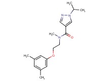 N-[2-(3,5-dimethylphenoxy)ethyl]-1-isopropyl-N-methyl-1H-pyrazole-4-carboxamide