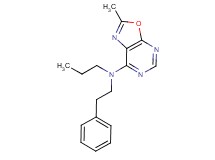 2-methyl-N-(2-phenylethyl)-N-propyl[1,3]oxazolo[5,4-d]pyrimidin-7-amine