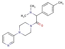 N,N-dimethyl-1-(4-methylphenyl)-2-oxo-2-[4-(3-pyridinyl)-1-piperazinyl]ethanamine