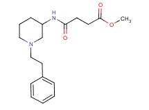 methyl 4-oxo-4-{[1-(2-phenylethyl)-3-piperidinyl]amino}butanoate