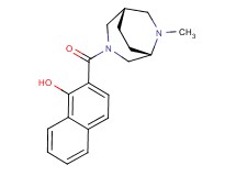 2-{[(1S*,5S*)-6-methyl-3,6-diazabicyclo[3.2.2]non-3-yl]carbonyl}-1-naphthol