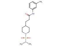 3-{1-[(dimethylamino)sulfonyl]-4-piperidinyl}-N-(3-methylphenyl)propanamide