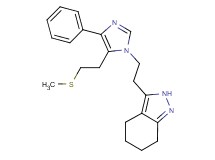 3-(2-{5-[2-(methylthio)ethyl]-4-phenyl-1H-imidazol-1-yl}ethyl)-4,5,6,7-tetrahydro-2H-indazole