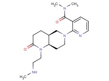 N,N-dimethyl-2-[rel-(4aS,8aR)-1-[2-(methylamino)ethyl]-2-oxooctahydro-1,6-naphthyridin-6(2H)-yl]nicotinamide dihydrochloride