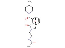 N-(2-{(3aR*,6S*)-7-[(4-methylpiperidin-1-yl)carbonyl]-1-oxo-1,6,7,7a-tetrahydro-3a,6-epoxyisoindol-2-yl}ethyl)acetamide