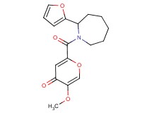 2-{[2-(2-furyl)-1-azepanyl]carbonyl}-5-methoxy-4H-pyran-4-one