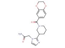 2-{2-[1-(2,3-dihydro-1,4-benzodioxin-6-ylcarbonyl)piperidin-3-yl]-1H-imidazol-1-yl}acetamide