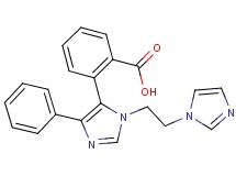 2-{1-[2-(1H-imidazol-1-yl)ethyl]-4-phenyl-1H-imidazol-5-yl}benzoic acid