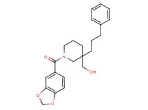[1-(1,3-benzodioxol-5-ylcarbonyl)-3-(3-phenylpropyl)-3-piperidinyl]methanol