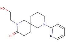 2-(2-hydroxyethyl)-8-(2-pyridinyl)-2,8-diazaspiro[5.5]undecan-3-one