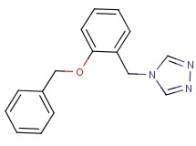 4-[2-(benzyloxy)benzyl]-4H-1,2,4-triazole