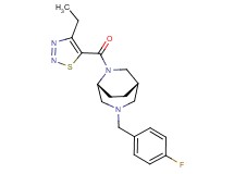 (1S*,5R*)-6-[(4-ethyl-1,2,3-thiadiazol-5-yl)carbonyl]-3-(4-fluorobenzyl)-3,6-diazabicyclo[3.2.2]nonane