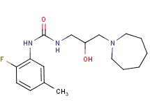 N-(3-azepan-1-yl-2-hydroxypropyl)-N'-(2-fluoro-5-methylphenyl)urea
