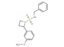 N-benzyl-2-(3-methoxyphenyl)azetidine-1-sulfonamide