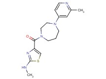 N-methyl-4-{[4-(2-methyl-4-pyridinyl)-1,4-diazepan-1-yl]carbonyl}-1,3-thiazol-2-amine