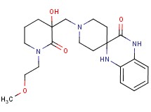 1-{[3-hydroxy-1-(2-methoxyethyl)-2-oxopiperidin-3-yl]methyl}-1',4'-dihydro-3'H-spiro[piperidine-4,2'-quinoxalin]-3'-one