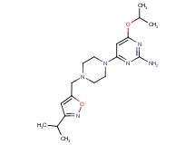 4-isopropoxy-6-{4-[(3-isopropylisoxazol-5-yl)methyl]piperazin-1-yl}pyrimidin-2-amine