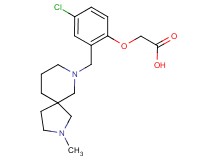{4-chloro-2-[(2-methyl-2,7-diazaspiro[4.5]dec-7-yl)methyl]phenoxy}acetic acid