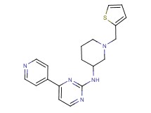 4-(4-pyridinyl)-N-[1-(2-thienylmethyl)-3-piperidinyl]-2-pyrimidinamine