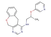 N-[2-(pyridin-3-yloxy)propyl]-5,11-dihydro[1]benzoxepino[3,4-d]pyrimidin-4-amine