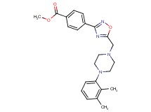 methyl 4-(5-{[4-(2,3-dimethylphenyl)-1-piperazinyl]methyl}-1,2,4-oxadiazol-3-yl)benzoate