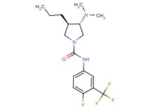 (3S*,4R*)-3-(dimethylamino)-N-[4-fluoro-3-(trifluoromethyl)phenyl]-4-propyl-1-pyrrolidinecarboxamide