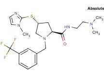 (4R)-N-[2-(dimethylamino)ethyl]-4-[(1-methyl-1H-imidazol-2-yl)thio]-1-[3-(trifluoromethyl)benzyl]-L-prolinamide