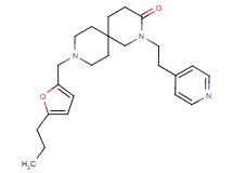 9-[(5-propyl-2-furyl)methyl]-2-(2-pyridin-4-ylethyl)-2,9-diazaspiro[5.5]undecan-3-one