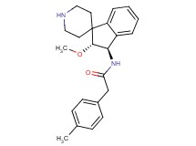 N-[rel-(2R,3R)-2-methoxy-2,3-dihydrospiro[indene-1,4'-piperidin]-3-yl]-2-(4-methylphenyl)acetamide hydrochloride
