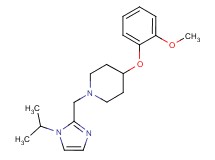 1-[(1-isopropyl-1H-imidazol-2-yl)methyl]-4-(2-methoxyphenoxy)piperidine