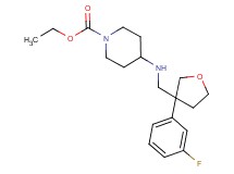 ethyl 4-({[3-(3-fluorophenyl)tetrahydro-3-furanyl]methyl}amino)-1-piperidinecarboxylate