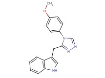 3-{[4-(4-methoxyphenyl)-4H-1,2,4-triazol-3-yl]methyl}-1H-indole